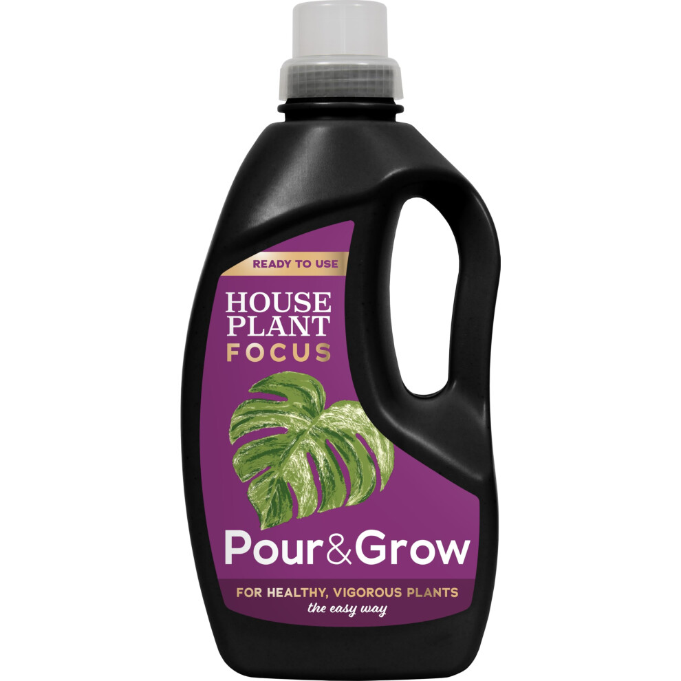 Growth Technology Houseplant Focus Pour & Grow 1 Litre with Pure Seaweed Extract-image-OPC-PTWSJDH-NEW