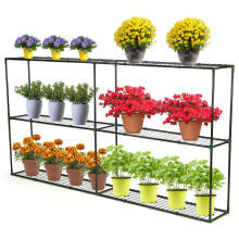 Taylor & Brown 6 Tier Greenhouse Staging and Shelving Racks | Free Standing Outdoor Plant Stand | Tiered Garden Plants Rack for Po