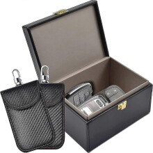 Faraday Box & 2 Pack Faraday Bag for Key Fob Protector Faraday Cage Key Fob