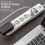 Surge Protector White 6 Outlet 15ft Cord 800J 3
