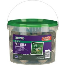 Gardman A04225 High Energy Natural Fat Balls No Nets Tub. Pack of 50