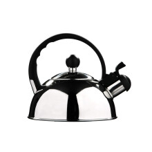 Premier Housewares Whistling Kettle, 1 Litre, Stainless Steel, Silver