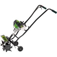 Draper 42.7cc Petrol Tiller and Cultivator | 1.2kW 2 Stroke 3HP Engine Rotavator | 4 Blades Rotation Speed 220 rpm | Tilling Width