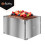 Verstellbare Edelstahl-Kuchenform 20-38 x 24-45 cm 15