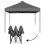 Automatic 3x3m Garden Event Tent, Steel Frame, Grey 7