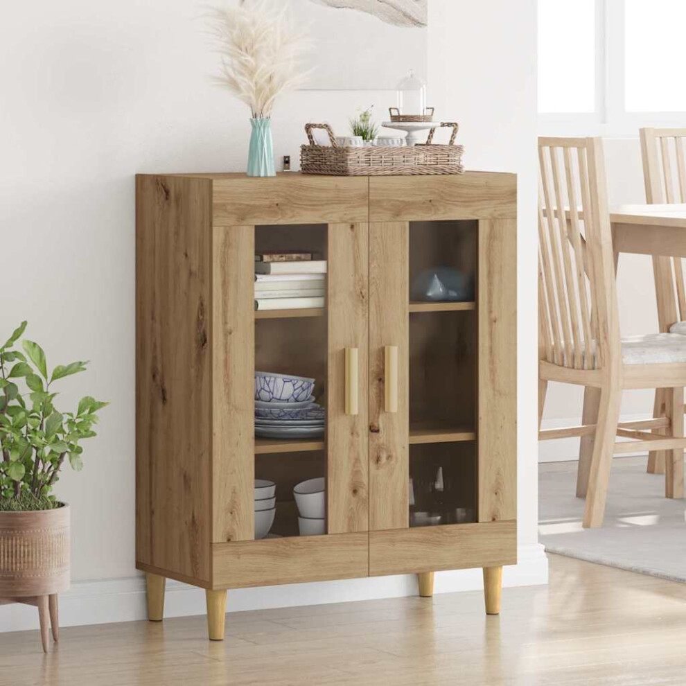 Vidaxl Sideboard Artisan Oak 69.5 X 34 X 90 Cm Engineered Wood