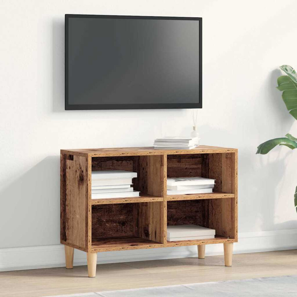 Vidaxl Tv Cabinet Old Wood 69.5 X 30 X 50 Cm Engineered Wood