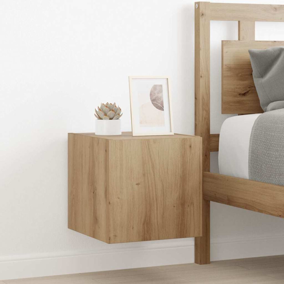 Vidaxl Tv Wall Cabinet Artisian Oak 30.5 X 35 X 30 Cm Engineered Wood