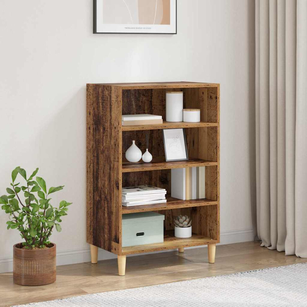 Vidaxl Sideboard Old Wood 57 X 35 X 89.5 Cm Engineered Wood