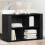 VidaXL vidaXL Sideboard Black Oak 80 x 30 x 53 cm Engineered Wood 1