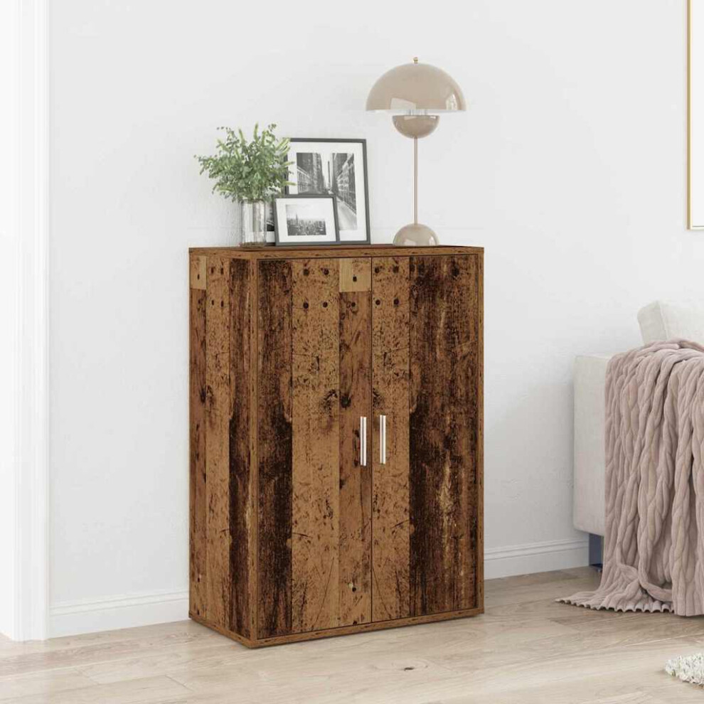 Vidaxl Sideboard Old Wood 60 X 31 X 84 Cm Engineered Wood