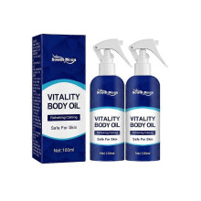 (2PCS) 1-5x Vitality Body Oil, Refreshing Dry Body Oil Spray, Skin Moisturizer, Joint Care Spray, Body Oil For Pleasant Smell & Refreshment