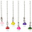 Stainless Steel Ceiling Fan Pull Chain Extenders 6 pcs 1