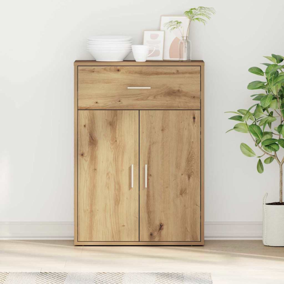 Vidaxl Sideboard Artisan Oak 60 X 30 X 84 Cm Engineered Wood