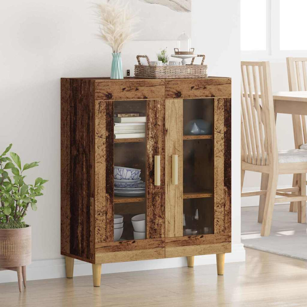 Vidaxl Sideboard Old Wood 69.5 X 34 X 90 Cm Engineered Wood