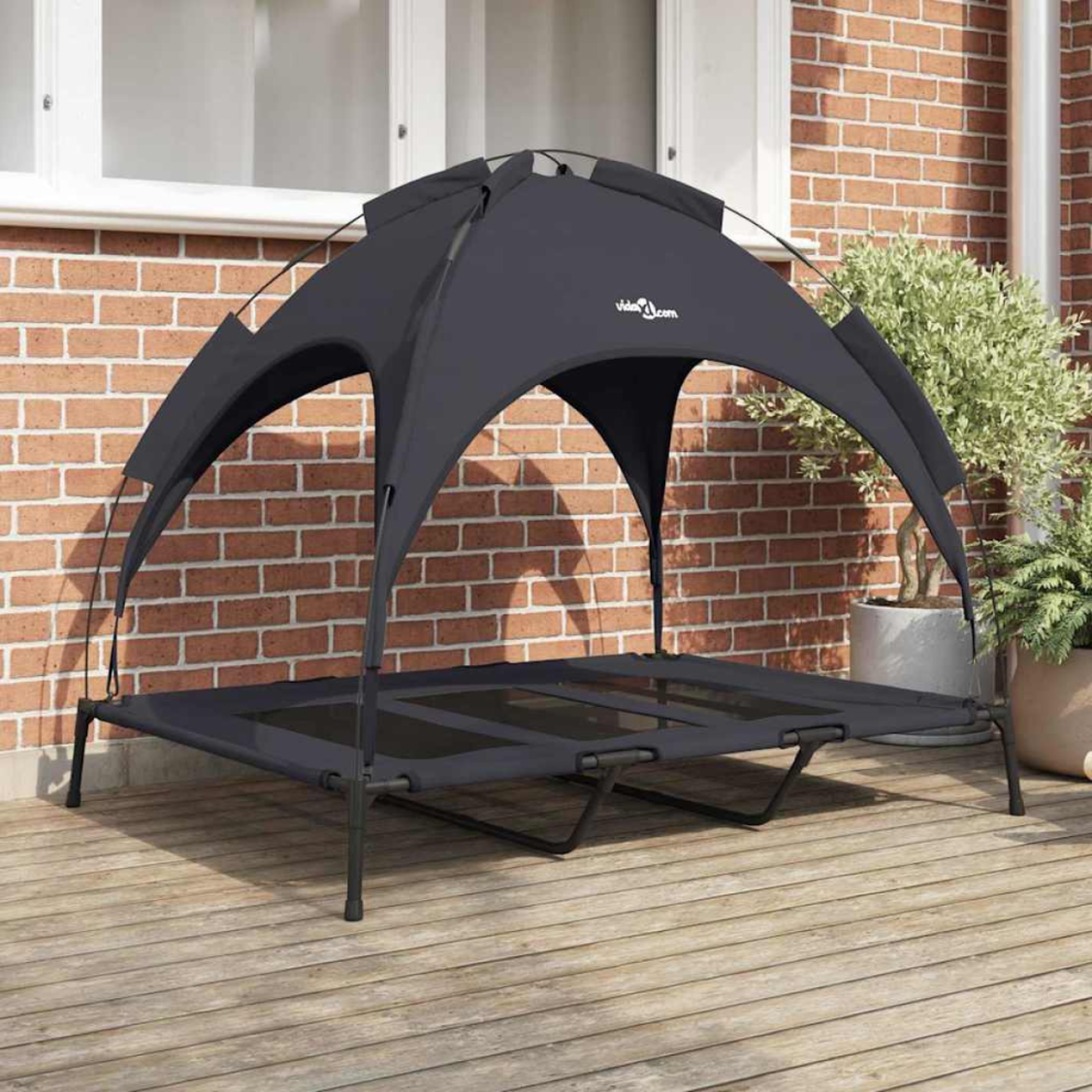 B&Q - Dog Bed Folding Manual Black 122 X 93 X 106.5 Cm Steel - Image 2