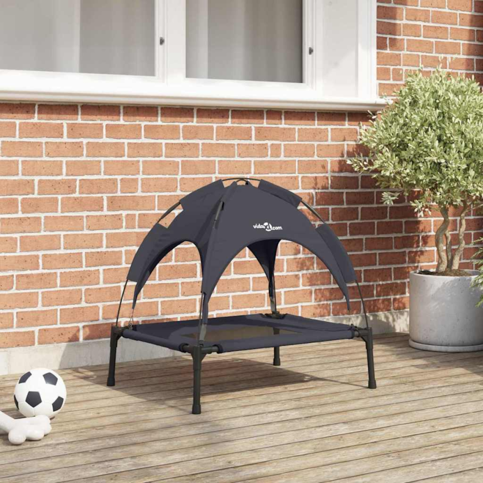 Vidaxl Dog Bed Folding Manual 62 X 48 X 61 Cm Steel Black