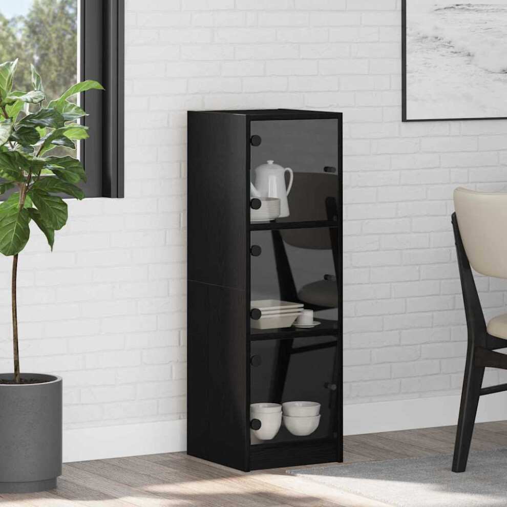 VIDAXL Highboard - 3 Shelf - Black - Image 2