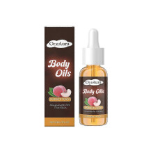 Peach Essential Oil - Deep Hydrating Body Moisturizer & Massage Oil with Natural Peach Extract, Castor & Grape Seed Oils for Nourishing, Soothing, and