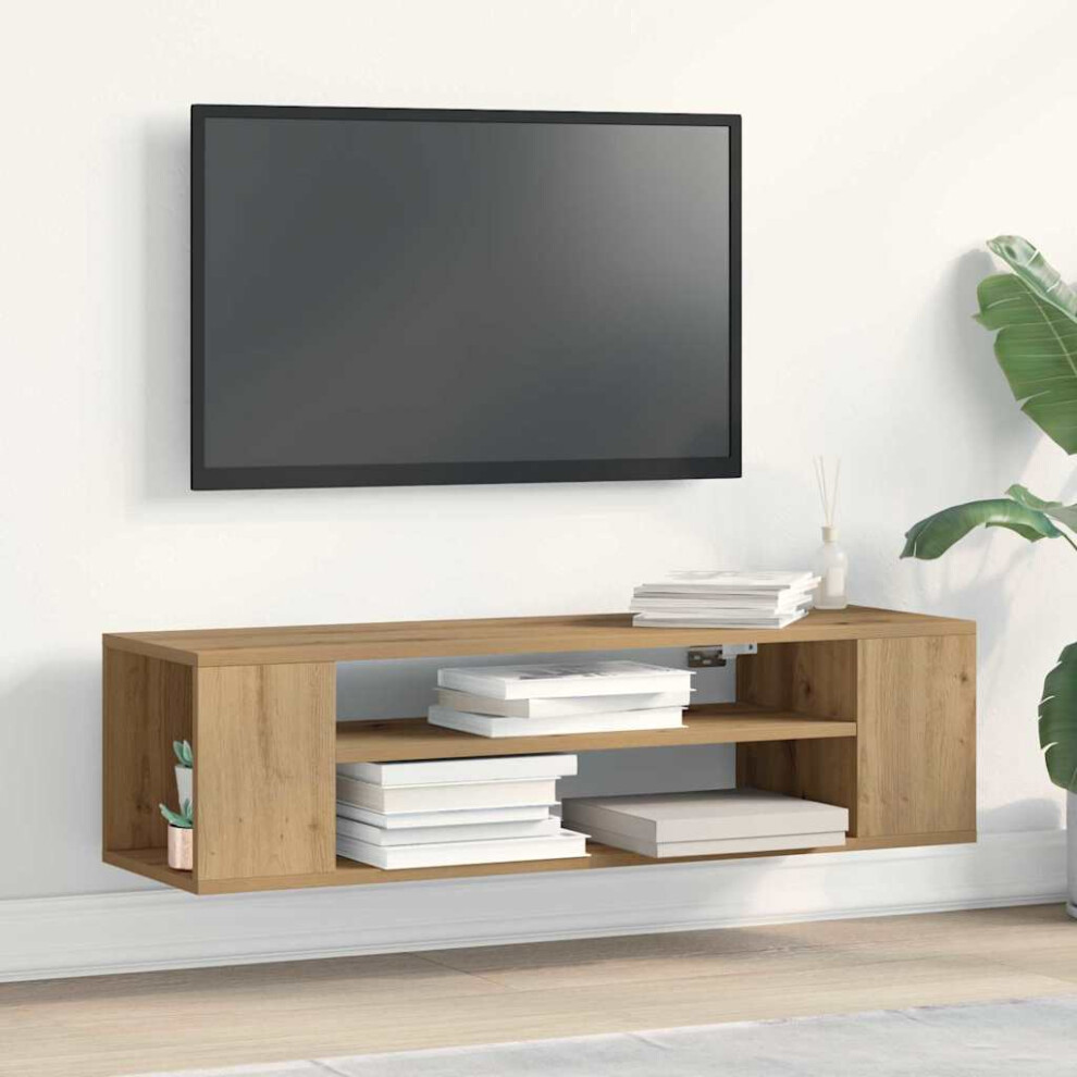 Vidaxl Tv Cabinet Artisian Oak 100 X 30 X 26.5 Cm Engineered Wood