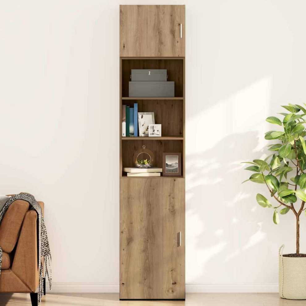 Vidaxl Wall Cabinet Artisan Oak 50 X 42.5 X 40 Cm Engineered Wood