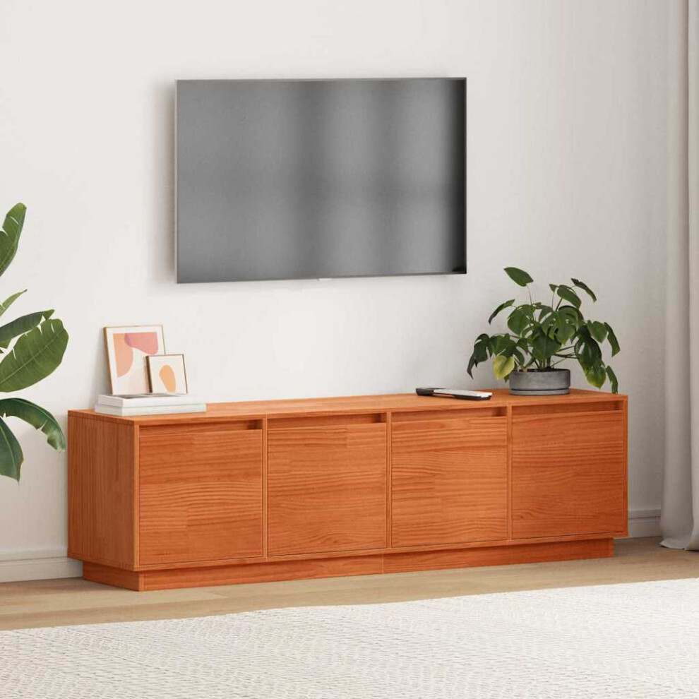 Vidaxl Tv Cabinet Brown 156 X 37 X 45 Cm Engineered Wood