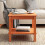 VidaXL vidaXL Coffee Table Wax brown 50 x 50 x 45 cm Solid pine wood 1