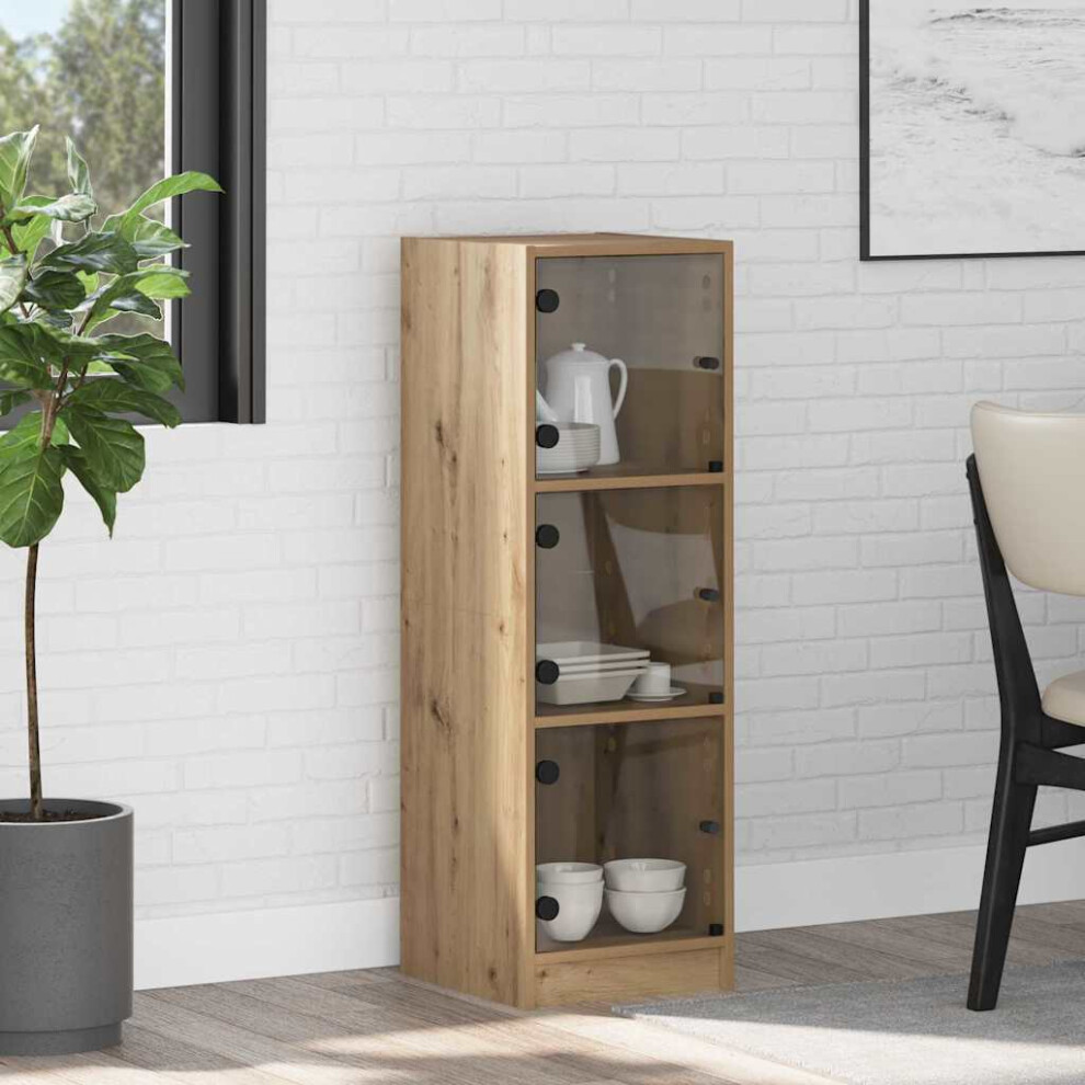 Vidaxl Highboard Artisan Oak 35 X 37 X 109 Cm Engineered Wood