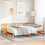 VidaXL vidaXL Pull-out Day Bed Wax Brown 193.5 x 184 x 66 cm Solid Pine Wood 1