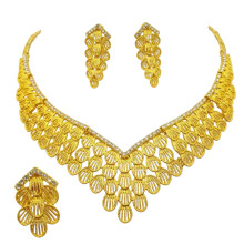 Fashionable Alloy Wedding Jewelry Set Necklace And-Section 4