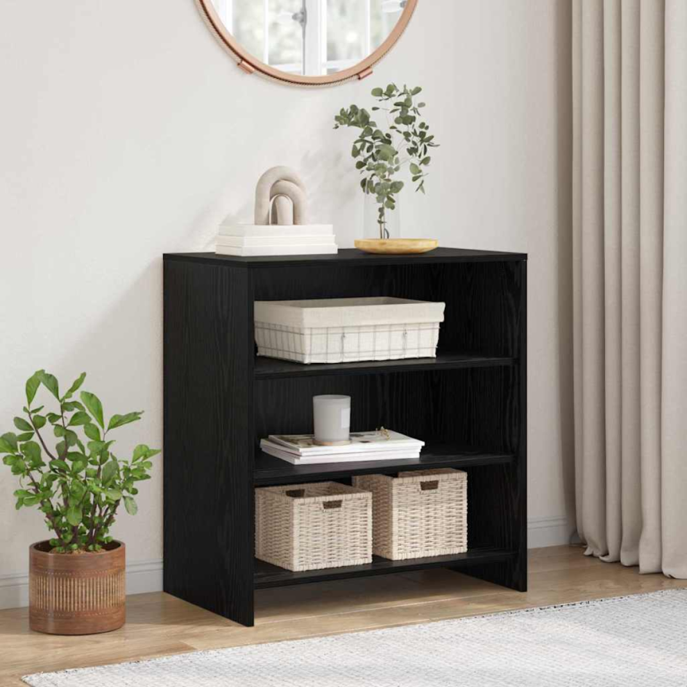 Vidaxl Sideboard 70 X 41 X 75 Cm Engineered Wood Black