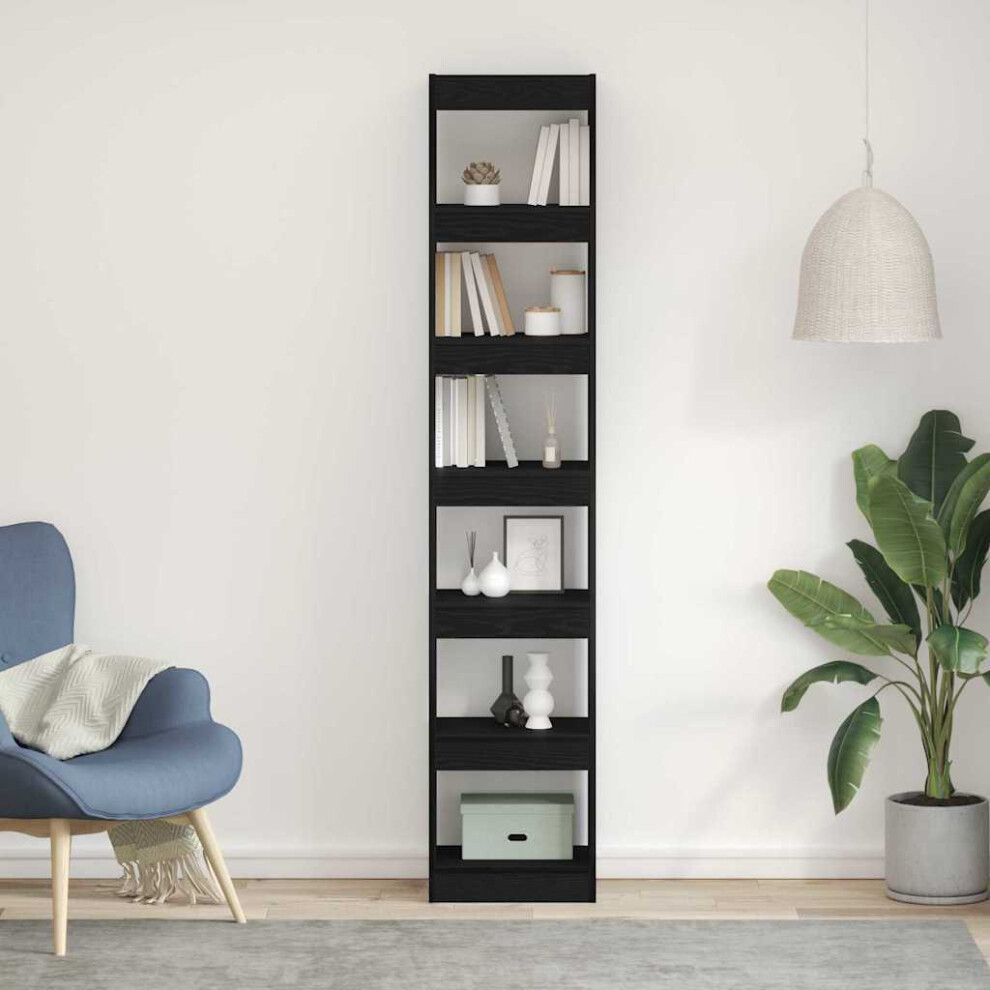 vidaXL - Book Cabinet - 40 x 30 x 198 cm - Black - Image 2