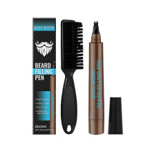 Limited time!!East Moon Beard And Eyebrow Pencil Set (Brown) Daily Care for Moisturizing, Smoothing, And Managing Frizzy Beard And Eyebrow Hair