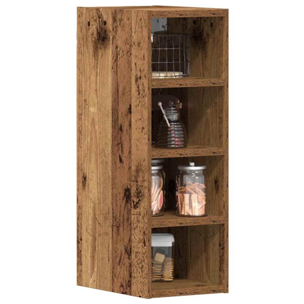 Vidaxl Hanging Cabinet Riga Old Wood 20X29.5x60 Cm Engineered Wood
