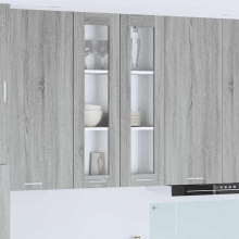 vidaXL Hängeschrank Sonoma-Grau 60 x 31 x 100 cm Holzwerkstoff