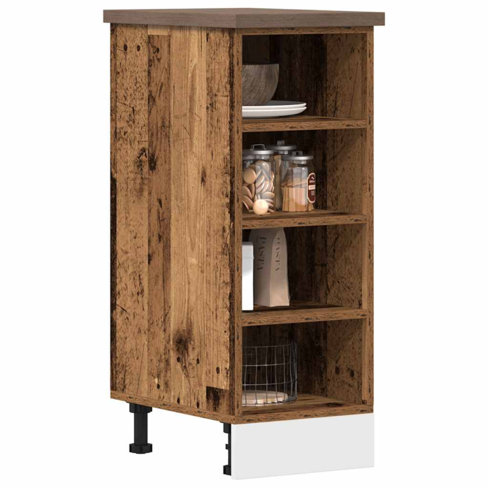 Vidaxl Bottom Cabinet Riga Old Wood 30X44.5x81.5 Cm Engineered Wood
