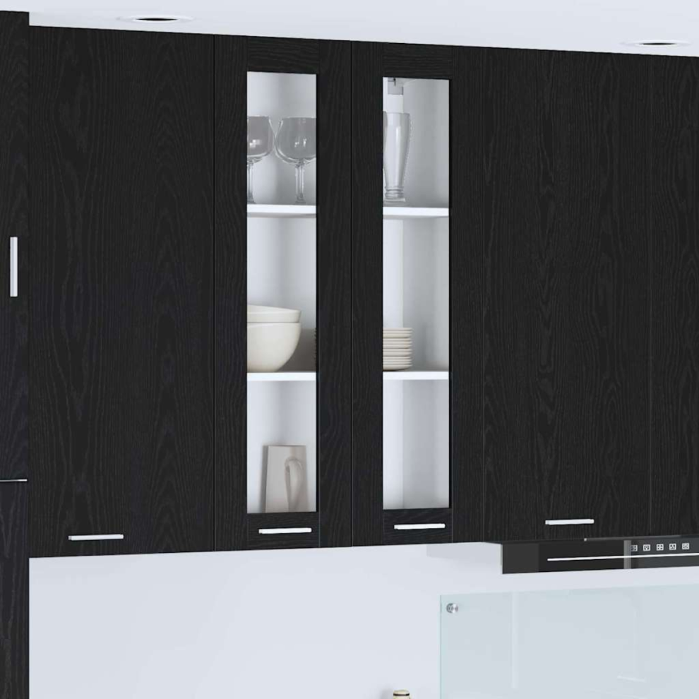 Vidaxl Hanging Cabinet With Storage Riga Artisan Oak 60 X 31 X 100 Cm - Image 2