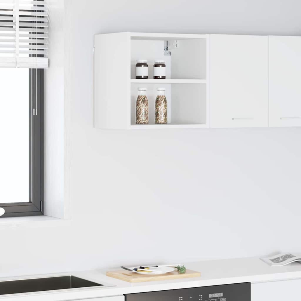 Vidaxl Hanging Cabinet White 40 X 29.5 X 40 Cm Engineered Wood