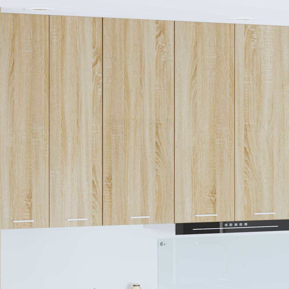 Vidaxl Hanging Cabinet Riga White 40 X 31 X 100 Cm Engineered Wood - Image 2