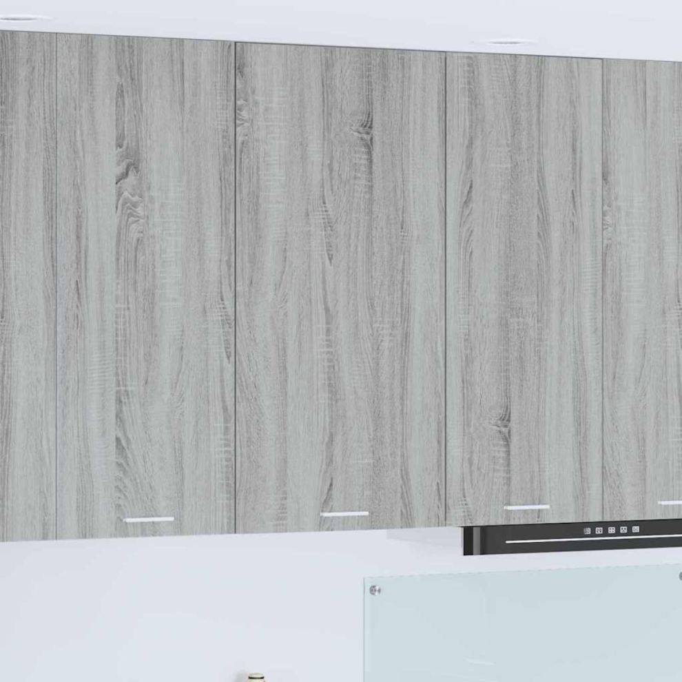 Vidaxl Hanging Cabinet Riga White 40 X 31 X 100 Cm Engineered Wood - Image 2