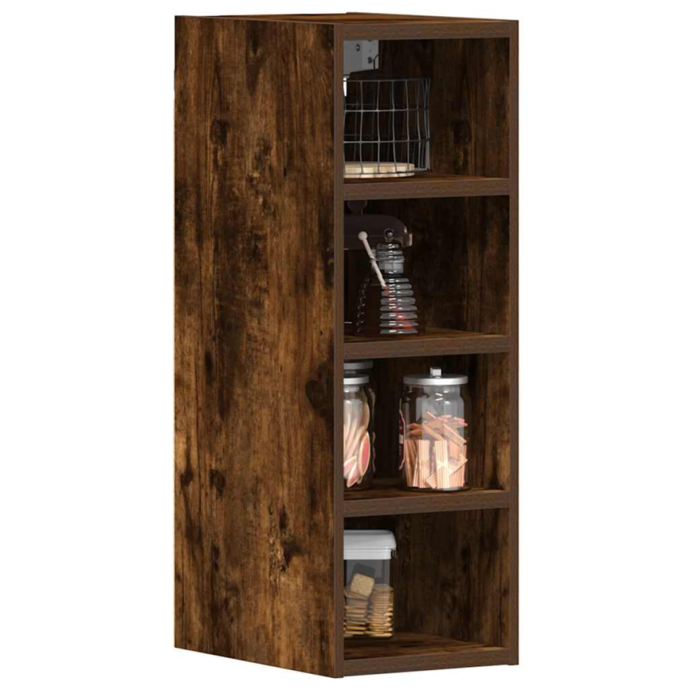 Vidaxl Hanging Cabinet Riga Smoked Oak 20X29.5x60 Cm Engineered Wood