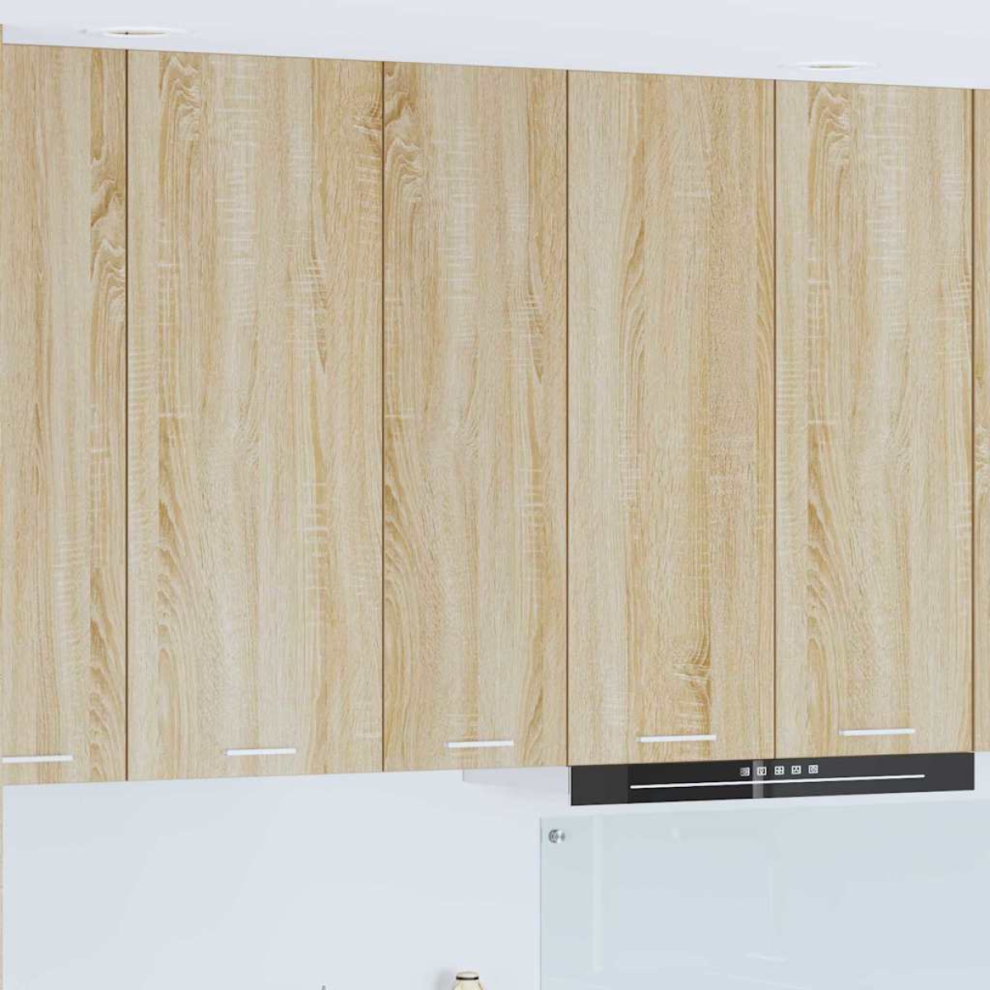 Vidaxl Hanging Cabinet Riga White 40 X 31 X 100 Cm Engineered Wood - Image 2