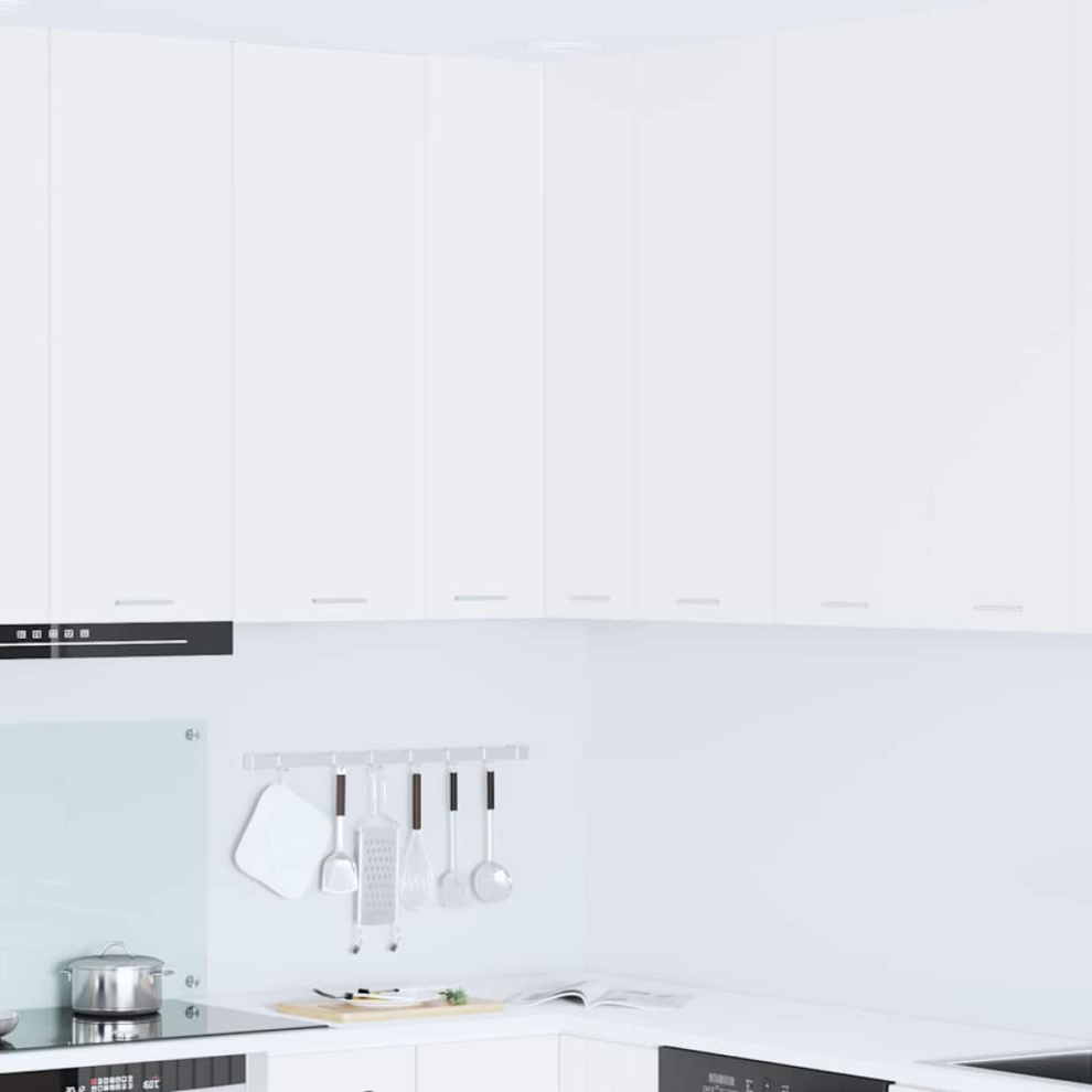 Vidaxl Hanging Cabinet White 57 X 57 X 100 Cm Engineered Wood