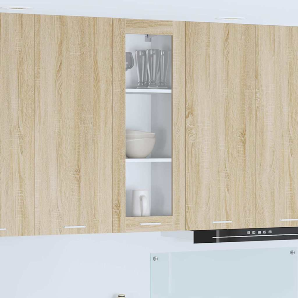 Vidaxl Hanging Cabinet Sonoma Oak 40 X 31 X 100 Cm Engineered Wood