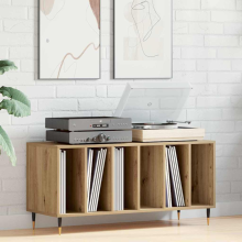 vidaXL Record Cabinet Artisan oak 100 x 38 x 48 cm Engineered Wood
