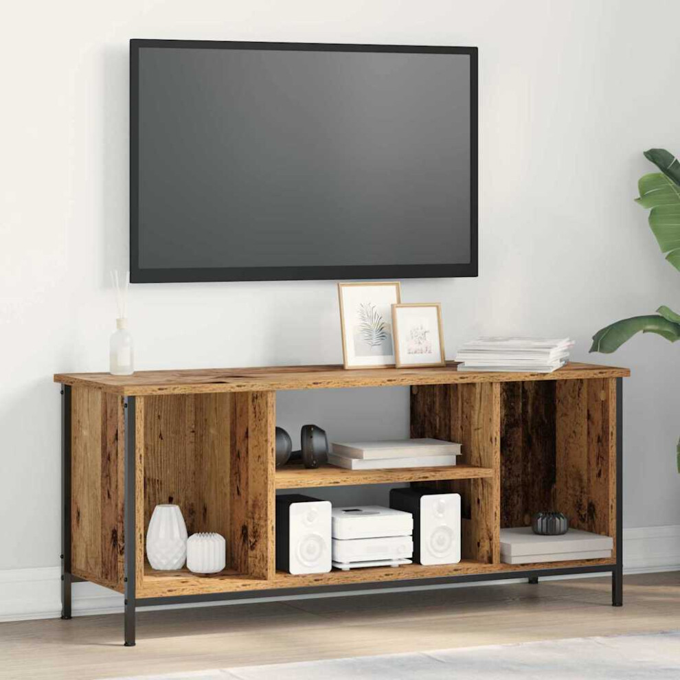 Vidaxl Tv Cabinet Old Wood 102 X 35 X 45 Cm Engineered Wood