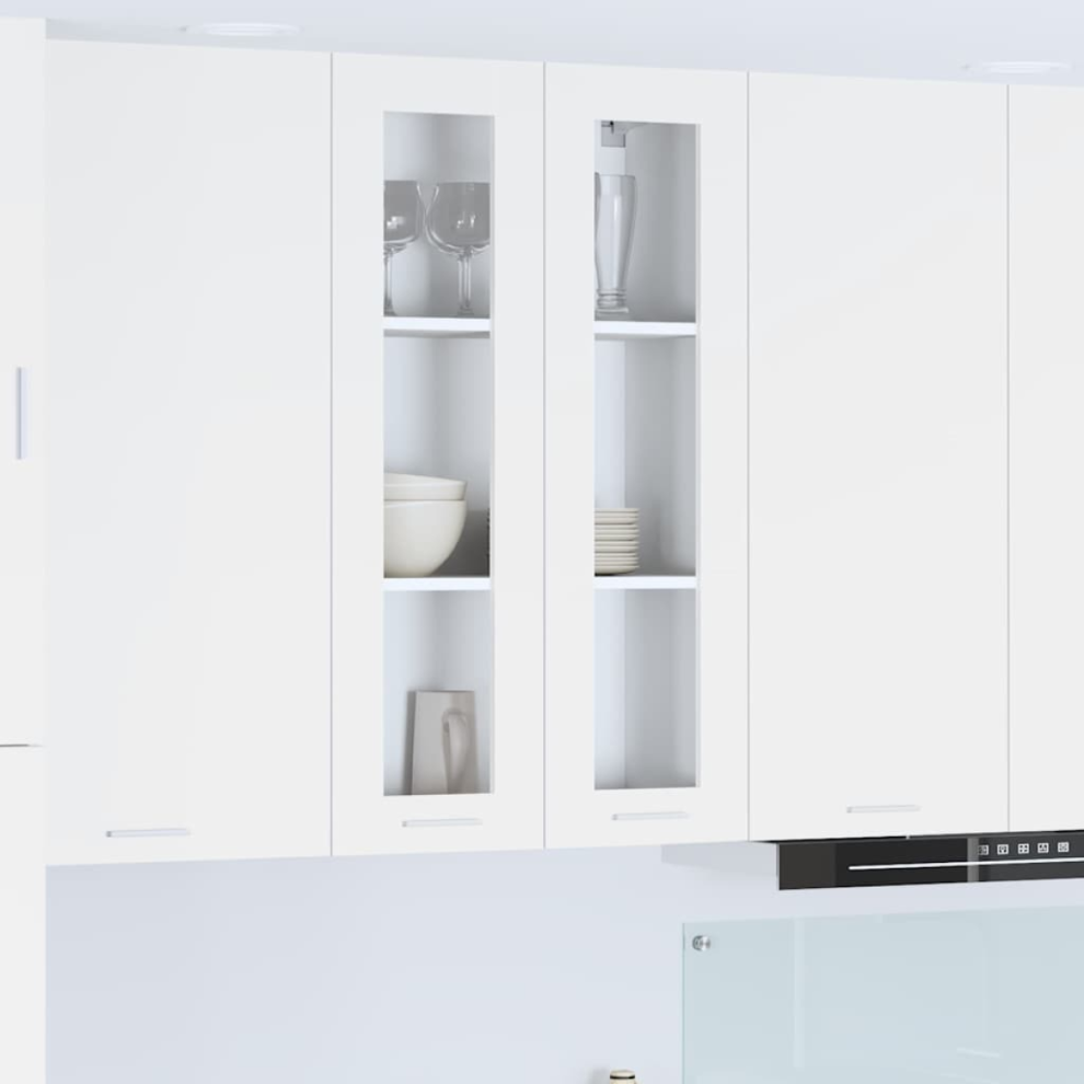 Vidaxl Hanging Cabinet White 60 X 31 X 100 Cm Engineered Wood - Image 3