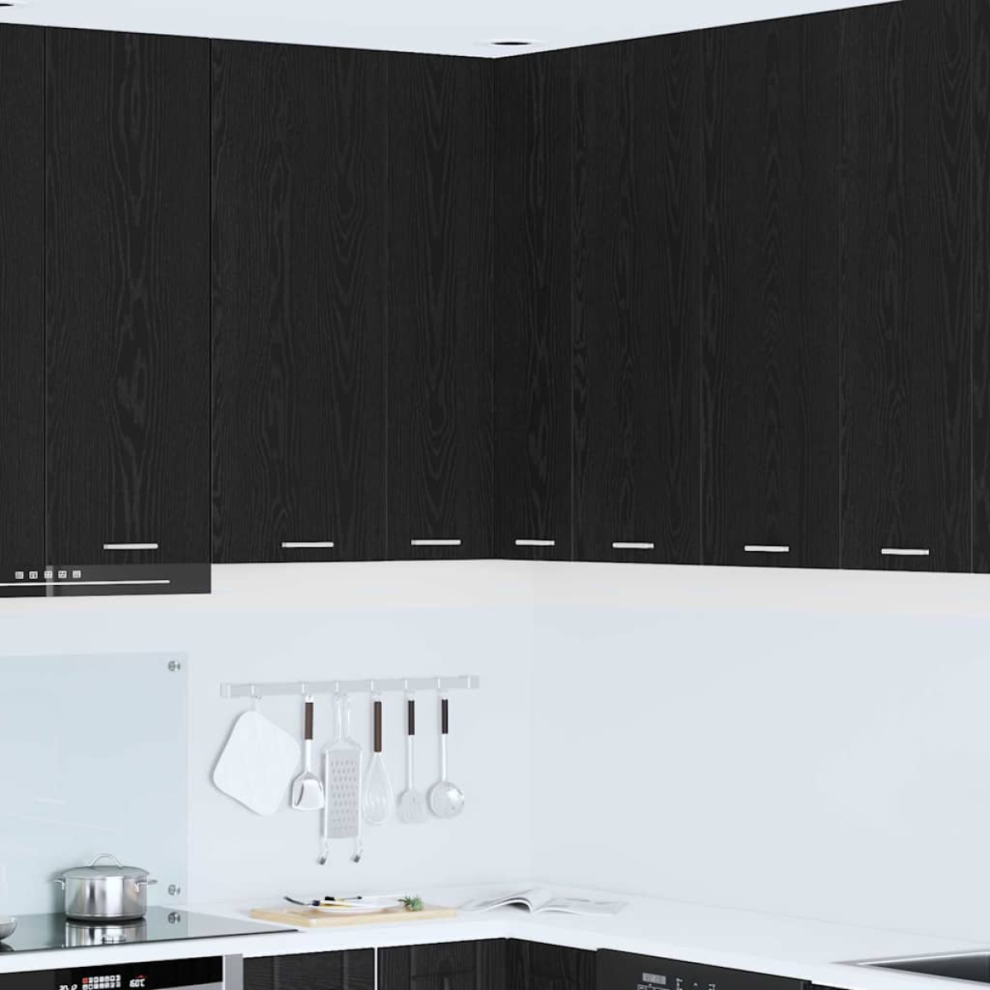 Vidaxl Hanging Cabinet Riga Artisan Oak And White 57 X 57 X 100 Cm - Image 2