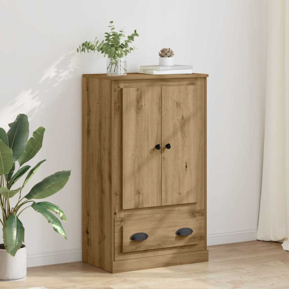 Vidaxl Highboard Artisan Oak 60 X 35.5 X 103.5 Cm Engineered Wood