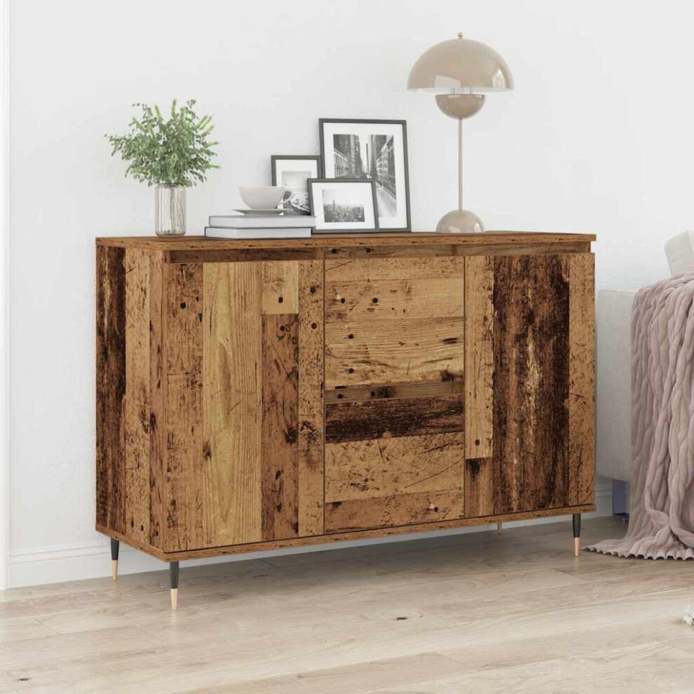 Vidaxl Sideboard Old Wood 101.5 X 35 X 70 Cm Engineered Wood